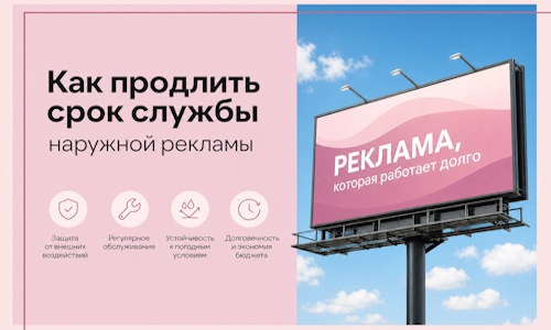 Как продлить срок службы наружной рекламы в Петрозаводске