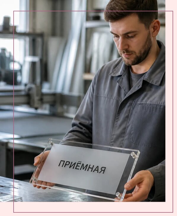 Таблички из оргстекла на заказ в Петрозаводске от 3959 р. | Аванза-Птр