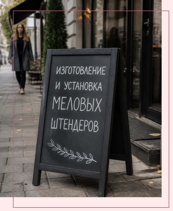 Меловые штендеры в Петрозаводске по цене от 6598 р. | Аванза-Птр